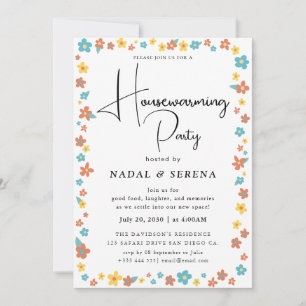 Invitation Soirée ménagère minimaliste moderne élégante