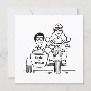 Invitation Soirée Moto et Sidecar sur mesure