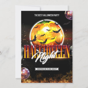Invitation Soirée musicale d'Halloween