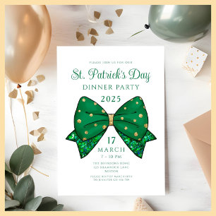 Invitation Soirée St. Patrick's Day Dinner Party