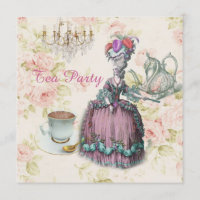 soirée thé rose Marie Antoinette vintage paris