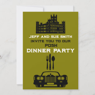 Invitation Soirée Thématique Downton