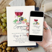 Soirée Vin et Fromage Fête de Fiançailles