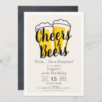 Soirées et bières Surprise fête d'anniversaire