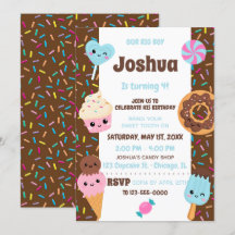 Soirées gourmandes Kawaii Boy fête d'anniversaire