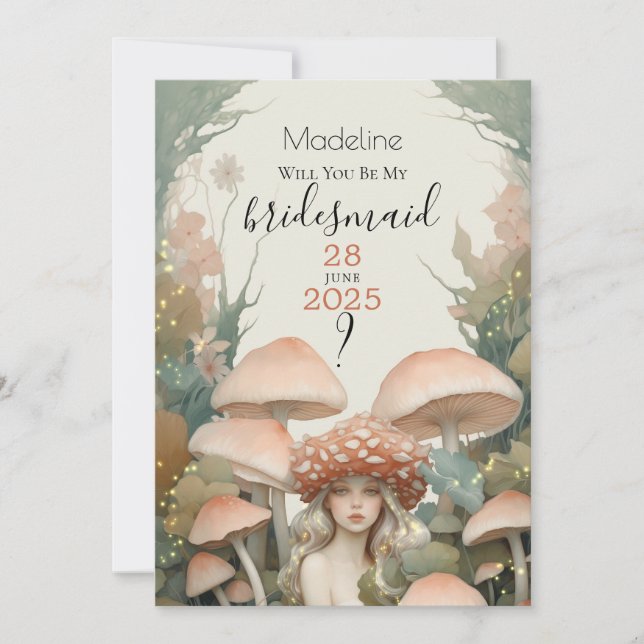 Invitation Sois ma femme de chambre Whisperer Woods Champigno (Devant)