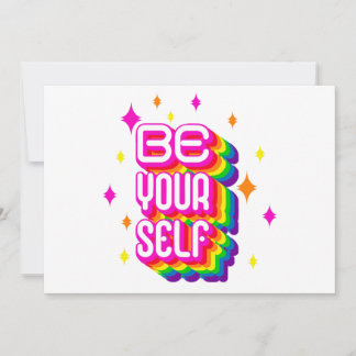 Invitation Sois toi-même !