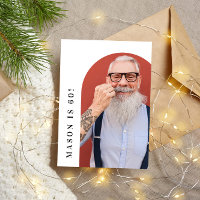 soixante arch photo 60e fête d'anniversaire simple