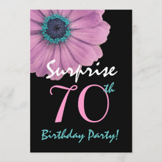 Invitation soixante-dixième De surprise d'anniversaire