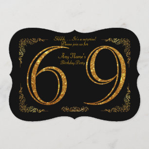 Invitation soixante-neuvième, Gatsby de fête d'anniversaire