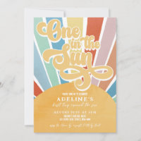 Soleil 1er anniversaire Rainbow Colorful Boho