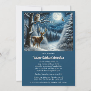 Invitation Solstice d'hiver Célébration de Yule