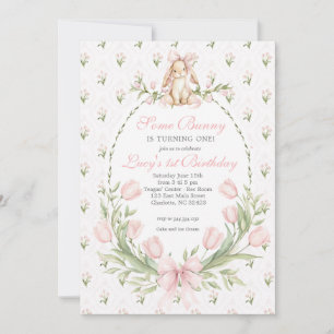 Invitation Some Bunny is One Invitation, Anniversaire de lapi