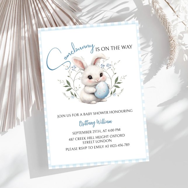 Invitation Somebunny est sur le Baby shower de Pâques de Way  (Créateur téléchargé)