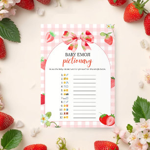 Invitation Someone Berry Sweet Baby Emoji Pictionary
