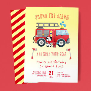 Invitation Sonnez le feu d'alarme 1er anniversaire