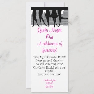 Invitation Sortie de la nuit des filles