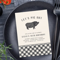 Sortons de porc ! | BBQ d'été fête d'anniversaire