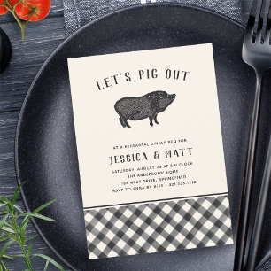 Invitation Sortons de porc !   Dîner de répétition du barbecu