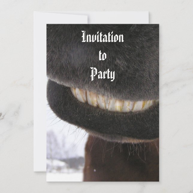 Invitation Sourire (Devant)