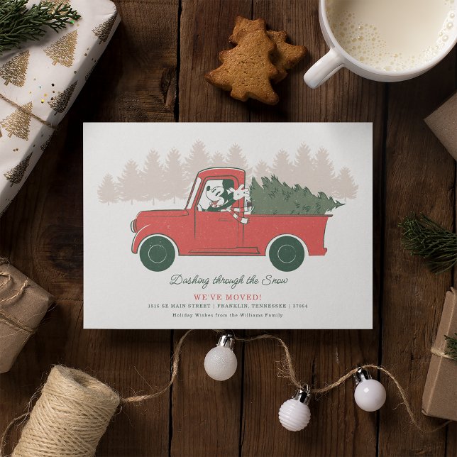 Invitation Souris Mickey de Noël | Nous avons bougé (Créateur téléchargé)