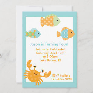 Invitation Sous la mer