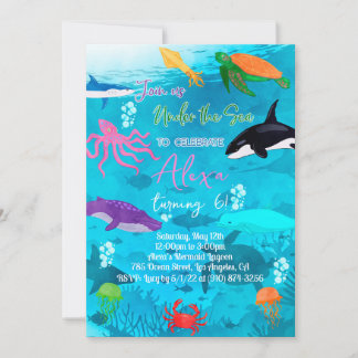 Invitation Sous L'Eau