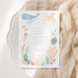 Invitation Sous l'invitation du Parti Anniversaire de enfant 