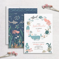 Sous l'Océan marin Animaux 2e anniversaire Script