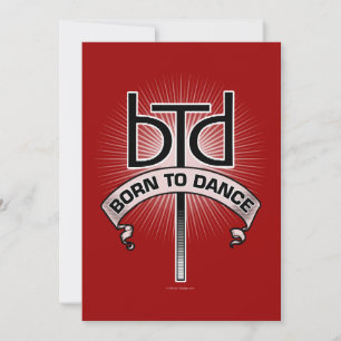 Invitation Soutenu à l'invitation de soirée dansante