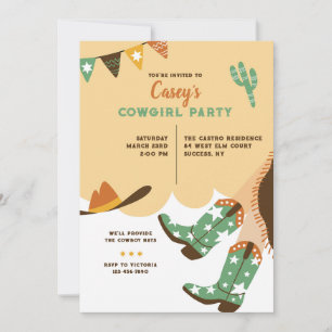 Invitation Southwestern Girl Birthday Party