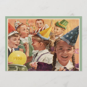 Invitation Souvenirs d'enfance à la 65e fête d'anniversaire d