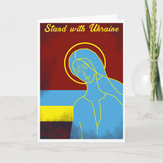 Invitation Soyez d'accord avec la paix "jaune bleu" ukrainien