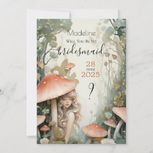 Invitation Soyez le paradis secret de ma fille d'honneur