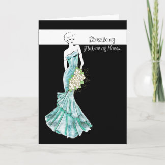Invitation soyez ma dame de honneur