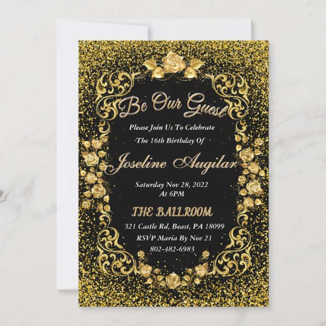 Invitation Soyez notre invité (Devant)