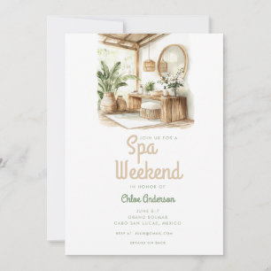 Invitation Spa de Bohême Fin de semaine de bachelorette