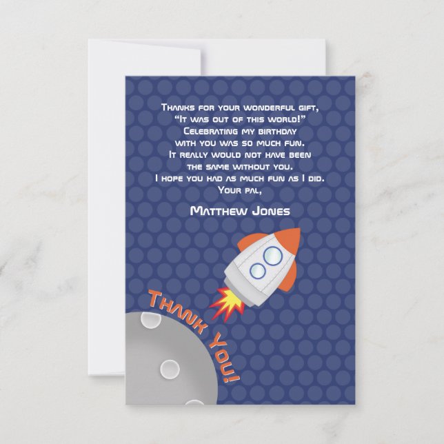 Invitation Space Adventure (Devant)