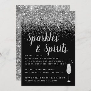 Invitation Sparkles & Spirituels  Nouvel An