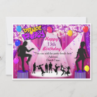 Invitation spéciale du Dance Party