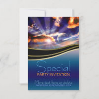 Invitation spéciale pour une fête de nouveaux débu