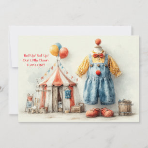 Invitation Spectacle pour le 1er anniversaire de Petit Clown