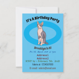 Invitation Sphynx cat