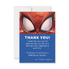 Spider-Man | Super Héros Merci d'anniversaire