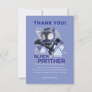 Invitation Spidey   Black Panther Merci d'anniversaire