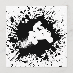 Invitation splatz d'atv