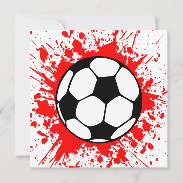 Invitation splatz de football (Devant)