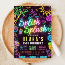 Splish Splash Anniversaire - Fête de Piscine Edita