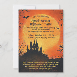 Invitation Spooktacular Halloween Bash