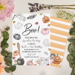 Invitation Spooktacular Party Premier Baby shower d'anniversa